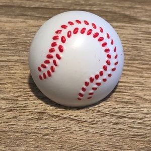 Baseball Cake Toppers Cupcake Rings 3D Party Favors 1 Dozen